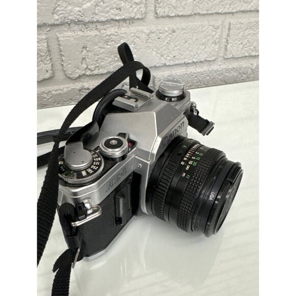 Canon Camera AE-1 35mm Camera with 50mm Lens - Picture 3 of 7